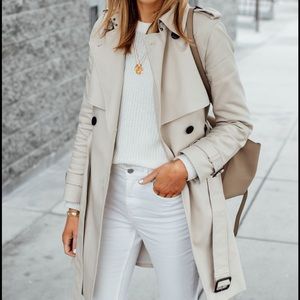 Club Monaco belted trench coat